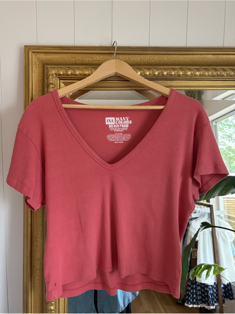 Big Bud Press Ribbed V Neck Shirt 1XL